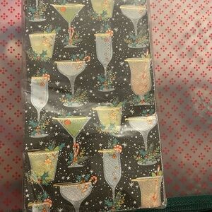 Festive Cocktail Glass Party Napkins